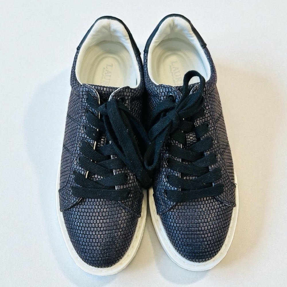Lauren Ralph Lauren Angeline Black and White Sneakers size 6